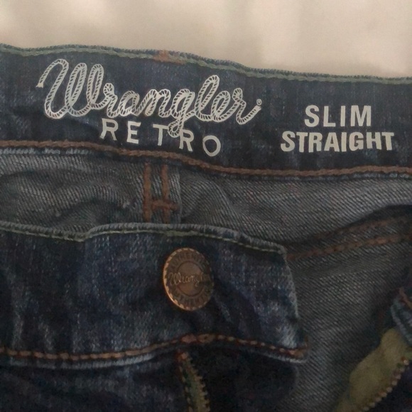 Wrangler Retro Slim Straight Jeans - Picture 2 of 2